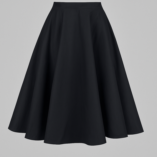 Character Skirt  - Plain Black